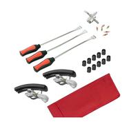 Hkfgdjdl Leva a cucchiaio per pneumatici, set di leve per pneumatici, resistenti, per moto, bici, auto, pneumatici, cambio pneumatici, protezione per cerchione