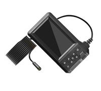 Hkfgdjdl Macchina fotografica industriale di ispezione dell'endoscopio impermeabile 8mm della macchina fotografica del periscopio con le luci del LED Staffa USB C ricaricabile