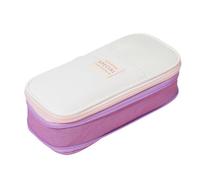 Hkfgdjdl Portapenne, grande capacità, in tela, con cerniera, per cancelleria, per bambini