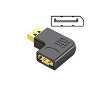 Hkfgdjdl Professionale 8K 90 Gradi Adattatore Convertitore Connettore Maschio a Femmina Video per Laptop Monitor Proiettori