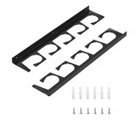 Hkfgdjdl Scaffale portaoggetti per canna da pesca da parete o soffitto, in ferro, supporto orizzontale per 6 canne da pesca, per garage