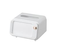 Hkfgdjdl Scatola porta fazzoletti ispirata alla televisione con supporto integrato per telefono per migliorare la visualizzazione e la scorrevolezza