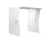 Hkfgdjdl Scatola trasportabile flessibile dello studio della foto con costruito in radianze del LED per la fotografia del piccolo prodotto dell'alimento dei gioielli 30cm 40cm sfondo bianco