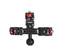 Hkfgdjdl Treppiede Adattatore Mount per Action Camera Smartphone Alluminio Estensione Stand 1/4 "Mount Vlog Studio Holder