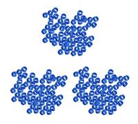 HKHKH Anelli riutilizzabili con Clip for Zampe di Uccelli, for pollame, Pollo, Piccione e parrocchetto - 100 Pezzi di Fascette identificative (1,30 x 1,30 x 0,70 cm)(3 Pack)