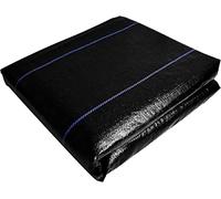 HKHKH Tessuto barriera Anti-Erbacce ad Alta Resistenza - Tessuto di Fondo Nero stabilizzato ai Raggi U-V for Il Controllo delle Erbacce in Giardino e nel Paesaggio(0.4mx170m)