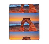 HKHLHLH Arches National Park Mouse Pad Con Bordo Cucito, Tappetino Per Mouse Computer Con Base In Gomma Antiscivolo, Mouse Pad Per Laptop