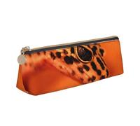 HKHLHLH Astuccio multifunzione per bambini, motivo leopardato con piccolo geco, per scuola, lavoro, viaggi, bianco, Taglia unica, Organizer per borse