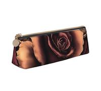 HKHLHLH Astuccio per bambini con rose gotiche, multifunzione, per scuola, lavoro, viaggi, bianco, Taglia unica, Organizer per borse