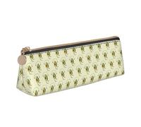 HKHLHLH Avocado Corda Saltare Stampa Pupilla Custodia in Pelle Cerniera Portapenne Pratico Astuccio per Bambini per Scuola Ufficio, bianco, Taglia unica, Astuccio per trucchi