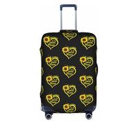 HKHLHLH Blessed to Be Called Nana Sunflower stampa elastica valigia cover con stampa laterale zip invisibile protegge i bagagli da polvere graffi, bianco, M