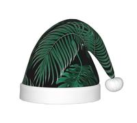 HKHLHLH Cappello di Babbo Natale canto verde foglia di banano, cappello di Natale per spettacoli teatrali ed eventi scolastici, cappello di compleanno cappello di Natale
