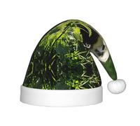 HKHLHLH Cappello di Babbo Natale che canta furetto selvatico, cappello di Natale per spettacoli teatrali ed eventi scolastici, cappello di compleanno cappello di Natale