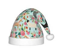 HKHLHLH Cappello di Babbo Natale che canta gli animali della fattoria, cappello di Natale per spettacoli teatrali ed eventi scolastici, cappello di compleanno cappello di Natale