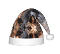 HKHLHLH Cappello di Babbo Natale che canta il procione, cappello di Natale per spettacoli teatrali ed eventi scolastici, cappello di compleanno cappello di Natale