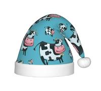 HKHLHLH Cappello di Babbo Natale che canta la mucca, cappello di Natale per spettacoli teatrali ed eventi scolastici, cappello di compleanno cappello di Natale