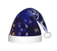HKHLHLH Cappello di Babbo Natale che canta orca, cappello di Natale per spettacoli teatrali ed eventi scolastici, cappello di compleanno cappello di Natale