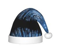 HKHLHLH Cappello di Babbo Natale con cielo stellato che canta, cappello di Natale per spettacoli teatrali ed eventi scolastici, cappello di compleanno cappello di Natale