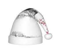 HKHLHLH Cappello di Babbo Natale con monte rosso e sole giapponese, cappello di Natale per spettacoli teatrali ed eventi scolastici, cappello di compleanno cappello di Natale