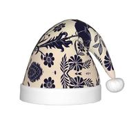 HKHLHLH Cappello di Babbo Natale con stampa di pipistrello, cappello di Natale per spettacoli teatrali ed eventi scolastici, cappello di compleanno cappello di Natale
