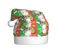 HKHLHLH Cappello natalizio con bandiera del Messico e tequila, ideale per Capodanno, cerimonie annuali, incontri festivi, accessori per feste