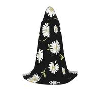 HKHLHLH Daisy Witch Vampire Wizard Costume con cappuccio Mantello per adolescenti Masquerade Ball Halloween Party Cosplay
