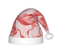 HKHLHLH Flamingo1 Cappello di Babbo Natale cantante, cappello di Natale per spettacoli teatrali ed eventi scolastici, cappello di compleanno cappello di Natale