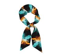 HKHLHLH Fuoco E Acqua Phoenix Sciarpa di Raso Per Le Donne Sciarpa Del Collo Sciarpa di Raso Per Capelli Cravatta Borsa Sciarpa Per Accessori Borsa