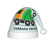 HKHLHLH I Love Garbage Trucks Singing Santa Hat, cappello di Natale per spettacoli teatrali ed eventi scolastici, cappello di compleanno cappello di Natale