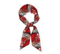 HKHLHLH Sciarpa magica di raso di Natale per le donne sciarpa del collo sciarpa di raso per capelli cravatta borsa sciarpa per accessori per borsa