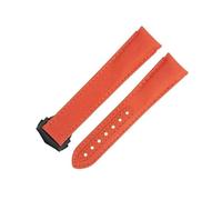 HKIDKK 20mm Nuovo Arancione Nylon Tessuto Cinturini Fit Per Omega Cinturino Per AT150 Seamaster 300 Planet Ocean De Ville Speedmaster Curvo End Watch Band, 20MM, Agata