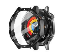 HKIDKK Cassa del PC Per HUAWEI Orologio GT4 5 Copertura Completa 46 MILLIMETRI Copertura Del Respingente Borsette Protezione Dello Schermo Per Huawei Orologio GT5 Pro Custodie per orologi(Black,GT5 Pr