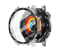 HKIDKK Cassa del PC Per HUAWEI Orologio GT4 5 Copertura Completa 46 MILLIMETRI Copertura Del Respingente Borsette Protezione Dello Schermo Per Huawei Orologio GT5 Pro Custodie per orologi(Transparent,