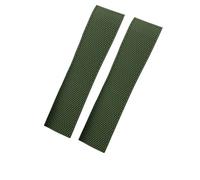 HKIDKK Cinturino in gomma impermeabile da 19 mm, 20 mm, 21 mm, per Longines Master Conquest HydroConquest L3, nero, grigio, blu, cinturino in silicone impermeabile, 20mm, Agata