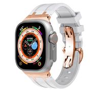 HKIDKK Cinturino In Gomma Per Apple Watch Ultra 49mm Cinturini Serie 8 7 45mm Morbido Cinturino Sportivo Per iWatch 6 5 4 SE 44mm 42mm Cinturino In Silicone, 42/44/45mm, Agata