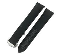 HKIDKK Cinturino in tessuto di nylon ad alta densità con fibbia deployante da 20 mm 21 mm per Omega Aqua TERRA 150 Seamaster 007 Moonwatch 19 mm cinturino blu, 20mm