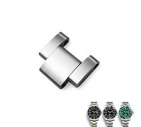 HKIDKK Cinturino per orologio Rolex Submariner OYSTERFLEX GMT da 20 mm in acciaio inox 904L con fibbia pieghevole, 20mm, Agata