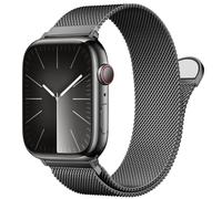 HKIDKK Passante milanese in acciaio inossidabile per cinturino Apple Watch 42/44/45/49/38/40/41mm uomo e donna, chiusura magnetica con passante in rete di ricambio per cinturini IWatch serie Ultra 9 8