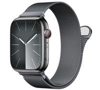 HKIDKK Passante milanese in acciaio inossidabile per cinturino Apple Watch 42/44/45/49/38/40/41mm uomo e donna, chiusura magnetica con passante in rete di ricambio per cinturini IWatch serie Ultra 9 8