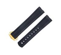 HKIDKK Per Omega Cinturino 20mm FKM Fluorous Gomma Curva Fine Per Seamaster 300 Diving Fibbia Pieghevole Acciaio Cinturini di Ricambio, 20MM, Agata