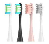 HKIEYDk 4 Pezzi/Set di testine di Ricambio compatibili con Oclean X/X PRO/ Z1/ F1/ One/Air 2/ SE spazzolino Elettrico Sonico ugelli setole (Rosa)(4 Color)