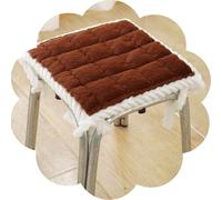 HKJGNH Cuscino per Sedia Quadrato Antiscivolo 30x30/35x35/40x40/45x45cm, Copri Pouf Ottomano Sgabello da Bar, Cuscino per Seduta,per Giardino/Interni/Casa/Cucina(5J,1pc 35x35cm)
