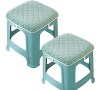 HKJGNH Cuscino per Sedia Quadrato Antiscivolo 30x30cm, Copri Pouf Ottomano Sgabello da Bar, Cuscino per Seduta,per Giardino/Interni/Casa/Cucina(@4,2pcs 30x30cm(12x12in))