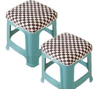 HKJGNH Cuscino per Sedia Quadrato Antiscivolo 30x30cm, Copri Pouf Ottomano Sgabello da Bar, Cuscino per Seduta,per Giardino/Interni/Casa/Cucina(@12,2pcs 30x30cm(12x12in))