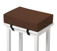 HKJGNH Cuscino per Sgabello Rettangolare Spesso Piccolo Sgabello da Bar Cuscino Sgabello da Toeletta Morbido Antiscivolo Cuscino con Lacci di Fissaggio Cuscino per Sgabello(H7,1pc 30x40x3cm)