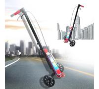 hKjPlvf Generic Road Spray Paint Marking Machine, Wheel Transfer Line Marking Machine, Width Range 5-15cm, Can Draw Straight Lines, Curves, Circles, Ideal for Roads, Factories, Garages, Stadiums, Car