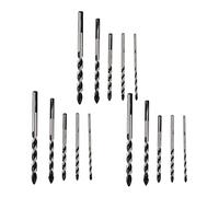 Hklshyd 15 Pezzi Multi-Materiale in Carburo di Tungsteno Set di Punte per Ceramica in Gres Porcellanato, Cemento, Vetro, Plastica E Legno (3mm 4mm 5mm 6mm 8mm)