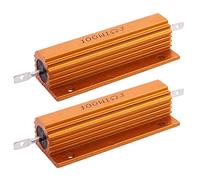 Hklshyd 2X Alluminio Placcati Resistore di Potere 100W, 1 Ohm 1R