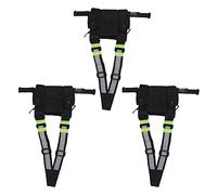 Hklshyd 3X Le Radio Pocket Radio Chest Harness Cassa Anteriore Confezione Pouch Vest Caso Rig per 2 Way Radio Walkie Talkie Adatto per UV-5R Nero + Verde