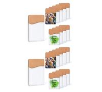 Hklshyd Portafoglio per Telefono Un Sublimazione da 20 Pezzi - Porta Carte di Credito nel Pelle PU per Il Retro della Chiavetta del Telefono su Android Spazi Vuoti DIY